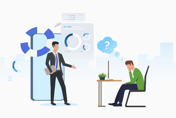 Professional business consulting team